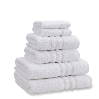Zero Twist 100% Cotton 6-Piece Towel Bale