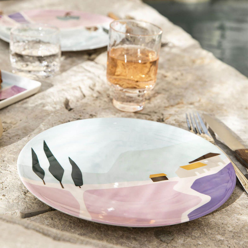 Destination Sud Salad/Dessert Plate