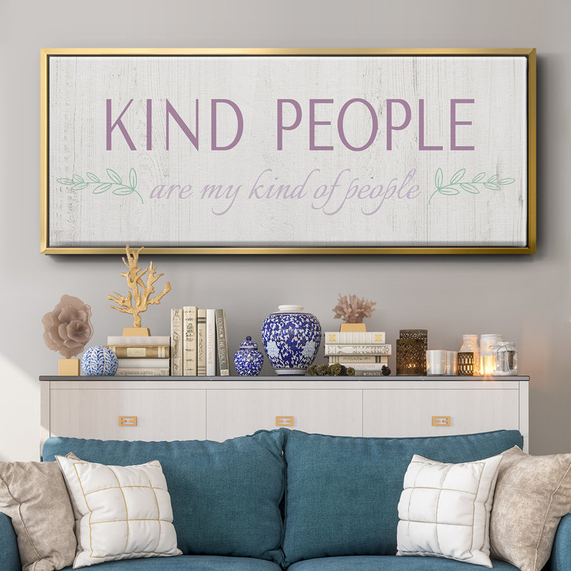 Kind Kind - toile encadrée, H 12 po x l 30 po