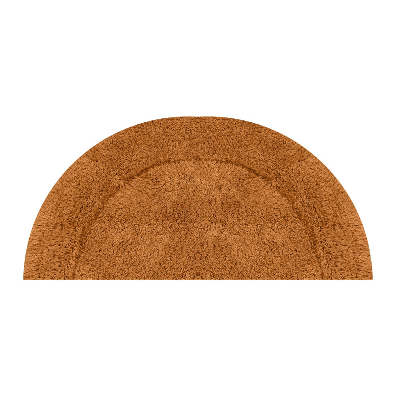 Tapis pour salle de bain Candeloro Slice 17 po x 30 po, Terre cuite