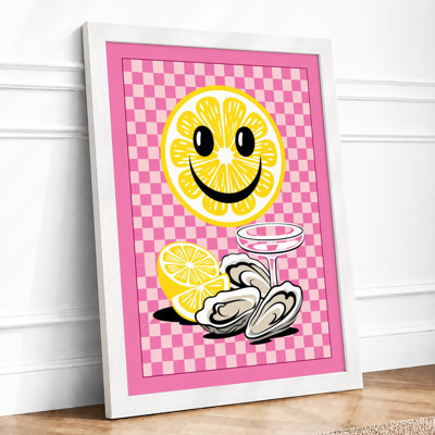 Dancing Smile Retro - Framed Print