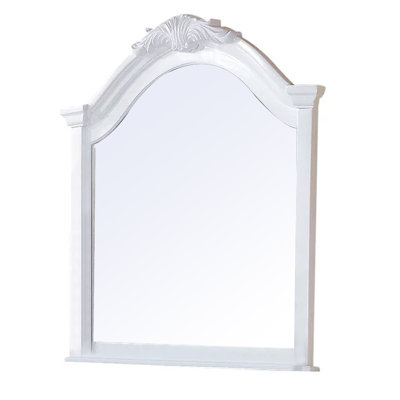 Miroir mural biseauté en bois Rosalind