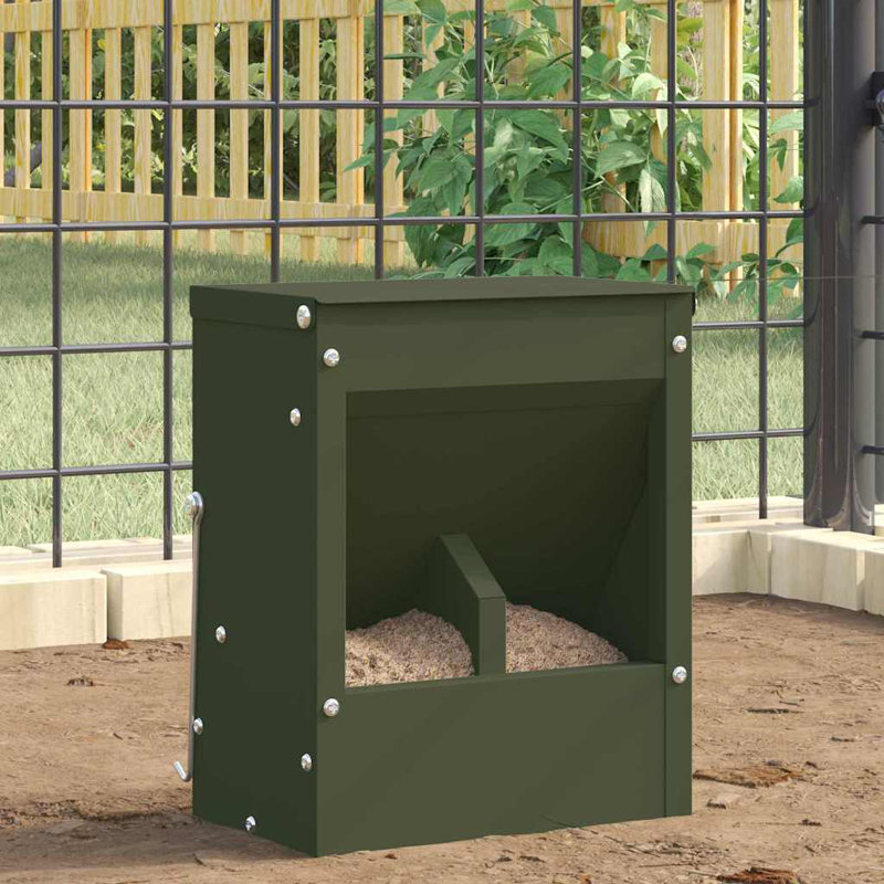 Small Animal Feeder, Olive Green