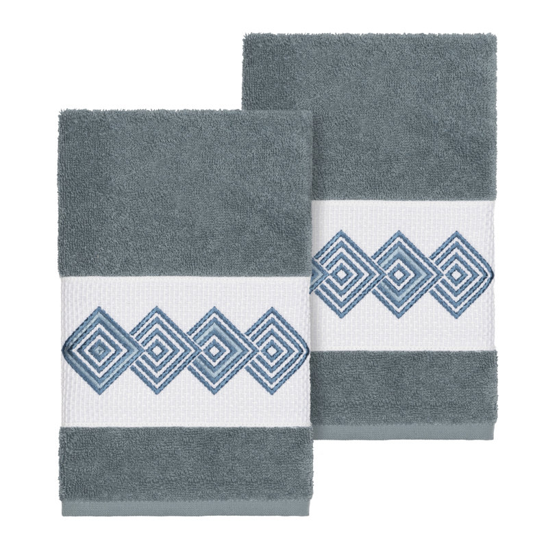 Noah Turkish Cotton Hand Towel, Teal
