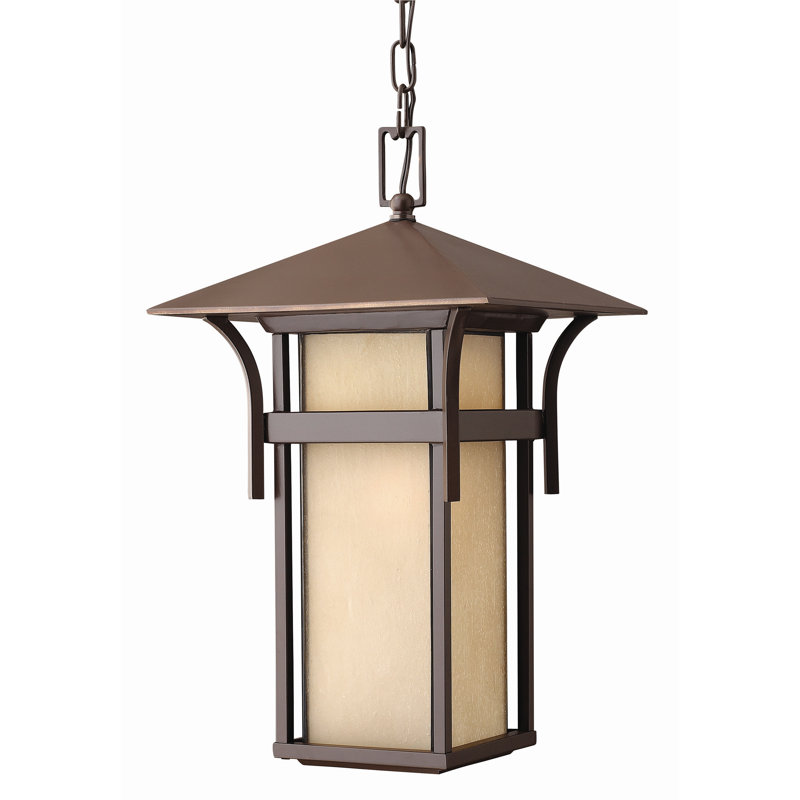 Harbor 1-Light Outdoor Hanging Lantern, Anchor Bronze