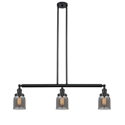 Luminaire suspendu linéaire à 3 lumières pour îlot de cuisine Lemoyne