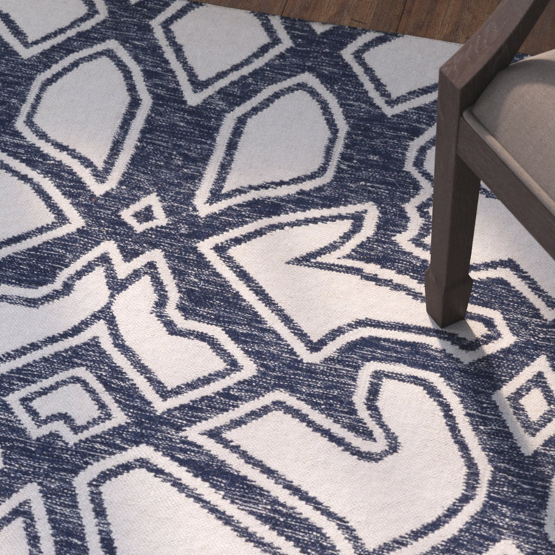 Lagrange Flatweave Wool Abstract Indoor Rug, Rectangle 3'3" x 5'3"