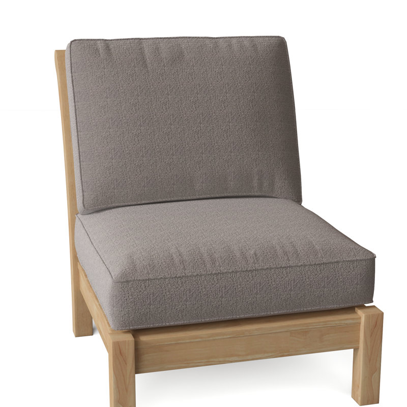 Chelsea Outdoor Teak Lounge Chair, Ash
