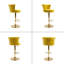 Ensemble de 2 tabourets de bar pivotants avec repose-pieds réglables avec repose-pieds pour la cuisine et la salle à manger 2PC / ENSEMBLE-300900660