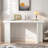 Console Table Modern Console Table With L-shaped Legs And Round Corners-910433273