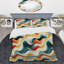 Ensemble de housse de couette Nostalgic Mod Waves I-1094343833