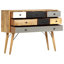 Kristiansand 110cm Solid Wood Sideboard