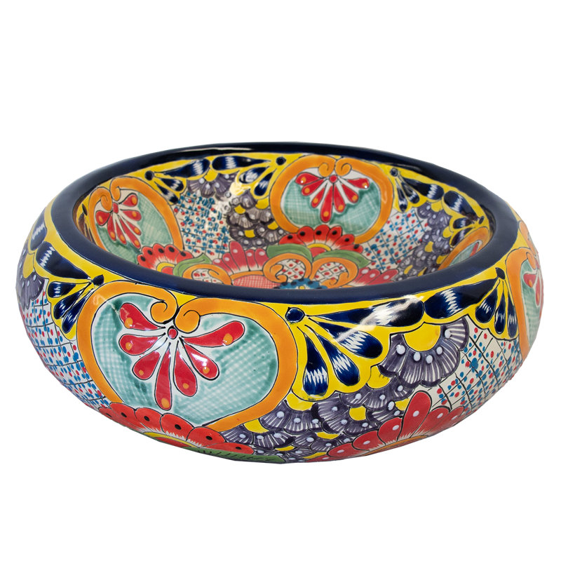 Handmade Talavera Bathroom Sink
