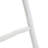5' White Solid Wood Blanket Ladder – Rustic Farmhouse Storage Ladder