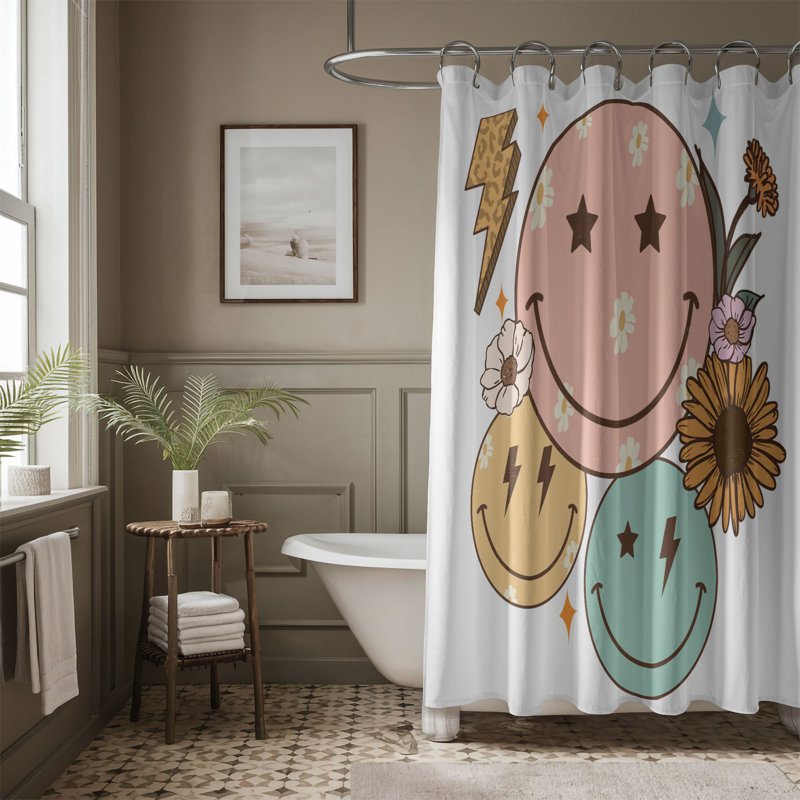 Barnicoat Shower Curtain, 74"H x 71"W