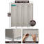 Paravent à panneaux à double charnière pliable, 4 panneaux, beige-1264291717-1264291737