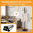 Modern Cactus Coat Rack With Marble Base, Freestanding Coat Tree Stand With 8 Hooks For Entryway, Living Room, Office, Holds Coats, Hats, Bags, And Accessories
