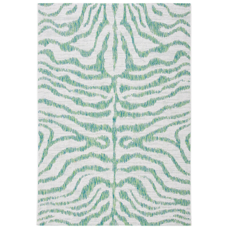 Tiltonsville Performance Animal Print Indoor/Outdoor Area Rug, Rectangle 9' x 12'