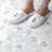 Hexagon Marble Mosaic Tile in White/Gray