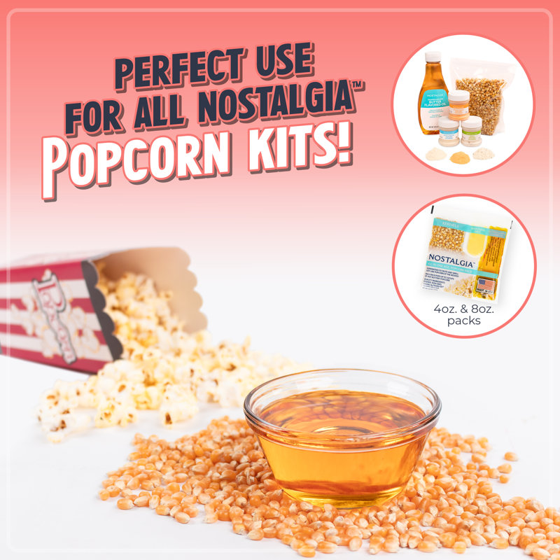 Nostalgia 2.5oz Kettle Tabletop Popcorn Machine