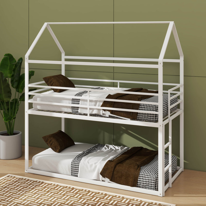Amberboi Standard Bunk Bed by Harper Orchard, White