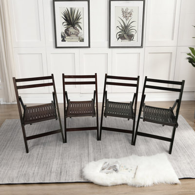 Chaise pour événement spécial pliante en bois à lattes Furniture