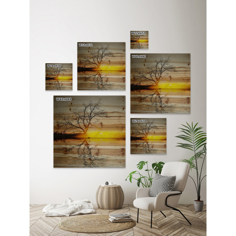«Killaloe» par Parvez Taj - reproduction de photo sur bois, L 48 po x l 48 po x P 1,5 po