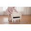 Chaise d'appoint rembourrée en lin 28 pièces Mid-Century 28,7 po-1767397755