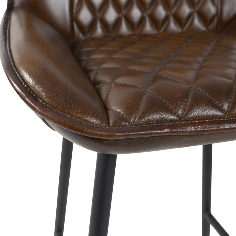 Fauteuil en cuir Hobart