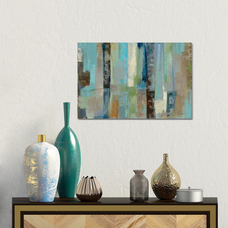 Skylights by Silvia Vassileva - Painting on Canvas, 66.04 cm H x 45.72 cm W x 1.91 cm D, Wrapped Canvas
