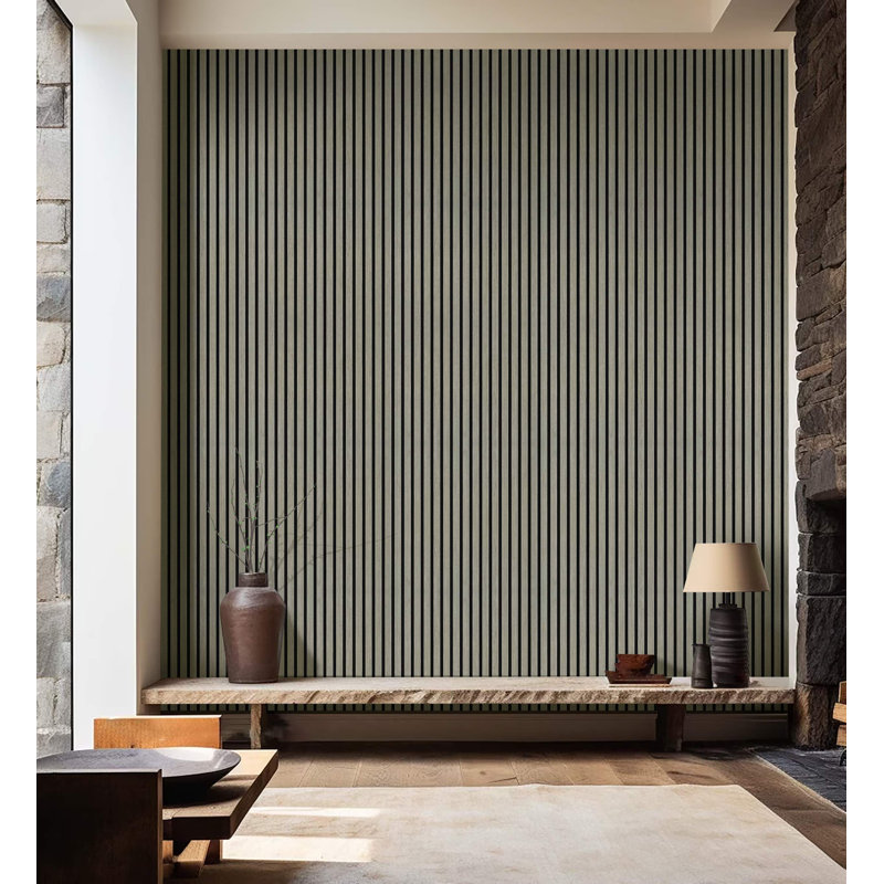 Ahkai 60 cm x 240 cm Wall Paneling, Grey