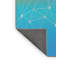 Tapis bleu/vert à motifs-1326670706