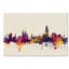 « barcelone espagne horizon », impression sur toile tendue encadrée-22539735