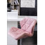 Tabouret de bar pivotant en velours