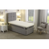 Bundeena White Noise 1" Deep Memory Foam Mattress Topper