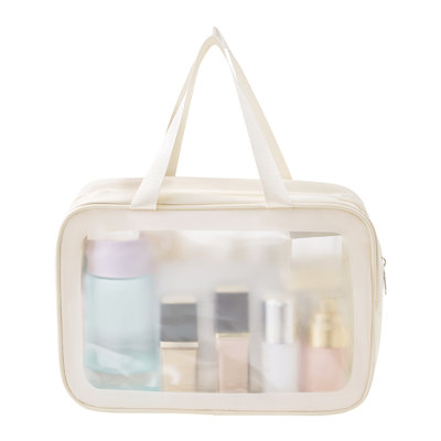 PU Leather；Polyester；PVC；Nylon Zipper Makeup Organiser