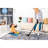 8X10 Blue Area Rug - Non-Shedding, Stain , Bedroom, Living, Dining Space Revitalize-1596507885