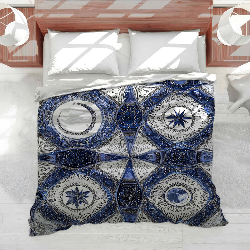Édredon Cosmic Bedding Stars Moon, Édredon simple