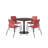 4 - Person Bar Height Dining Set-93623405-93623407-118589769