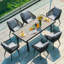 Rectangular Patio Dining Set with Cushions-98855608