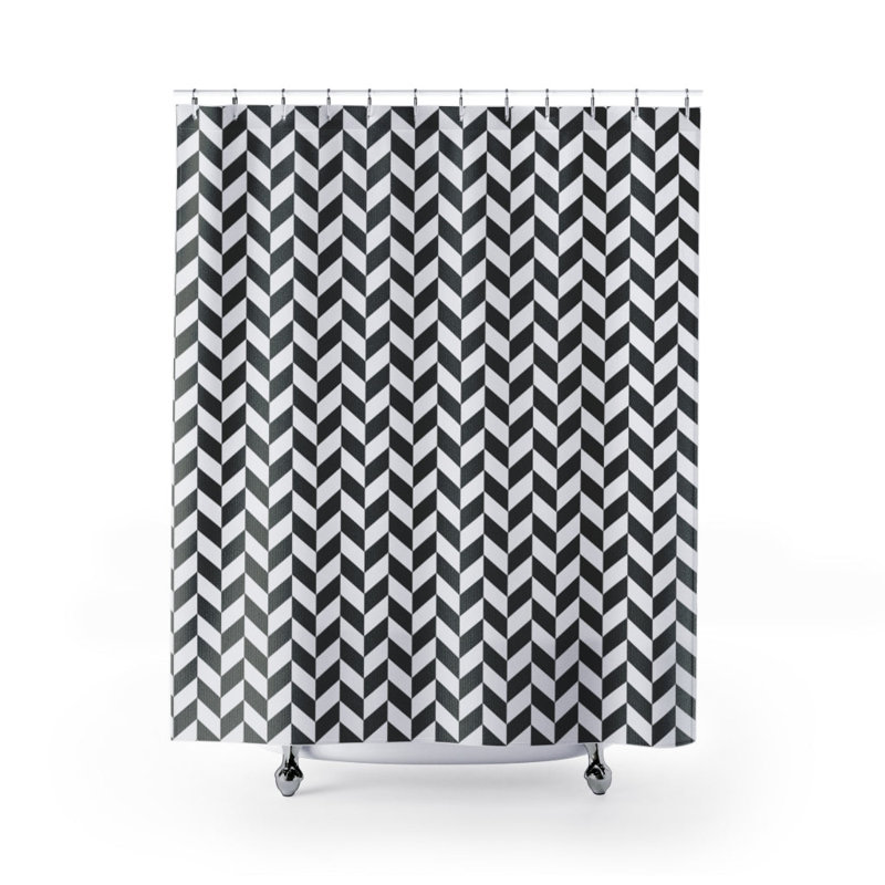 Chevron Shower Curtain