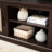 Farmhouse Rattan TV Stand For Tvs Up To , TV Stand With 2 Storage Shelves, 2 Natural Rattan Door Cabinets-978559237-979728466