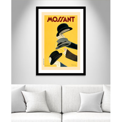 Brickhill Mossant Hats' Framed Vintage Advertisement
