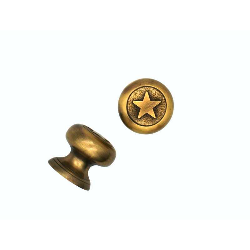 Poignée ronde 1 1/4" de diamètre, Laiton OX