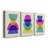 Bright Stack I  -Custom Wrapped Gallery Canvas - 3 Pieces-439281352
