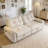 77‘’  Multifunctional 2-in-1 Sofa Bed, Beige-1775613096