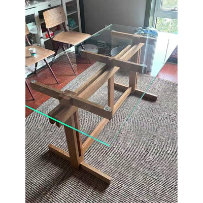 Rectangle Tempered Glass Table Top 47.2*23.6 Inch, High - Strength For Tough Use 3/8 Inch Thick 47.2 Inches Long, Ideal Displaying Items