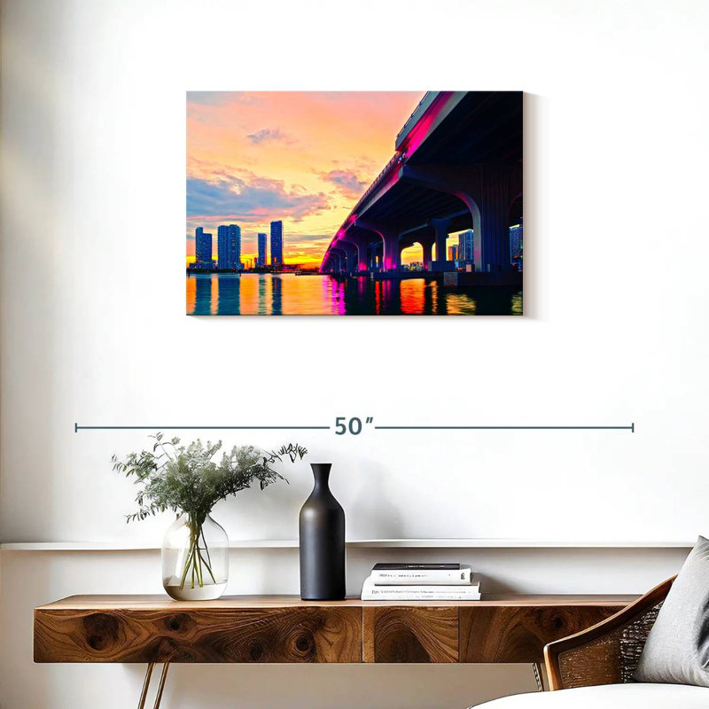 Lilie Miami Bridge, H 20 po x l 30 po