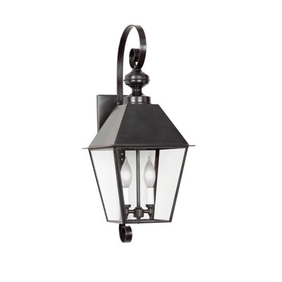 2 - Light Outdoor Wall Lantern