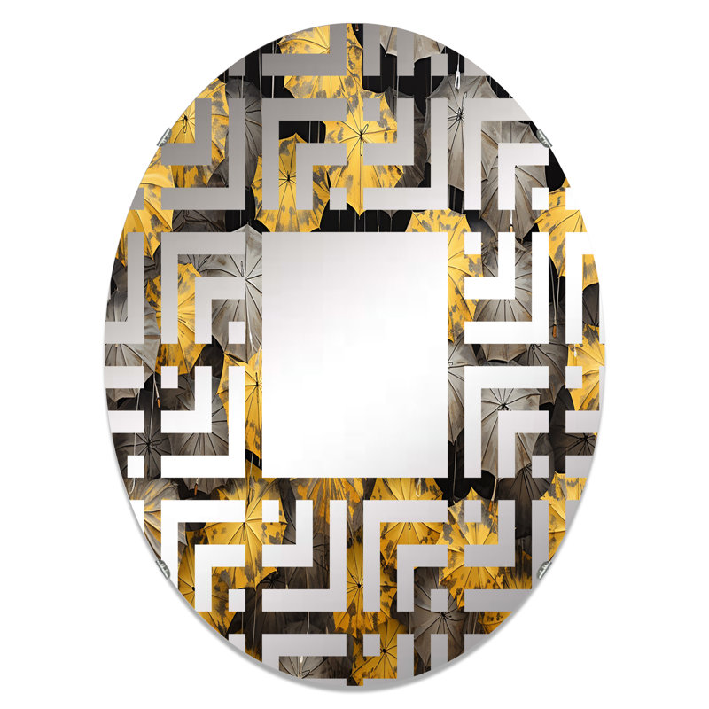 Miroir mural oval, 35,4 po x 23,6 po